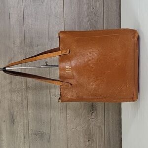 Madewell Bags Madewell Brown Leather Tote Shoulder Bag Poshmark - Main Image